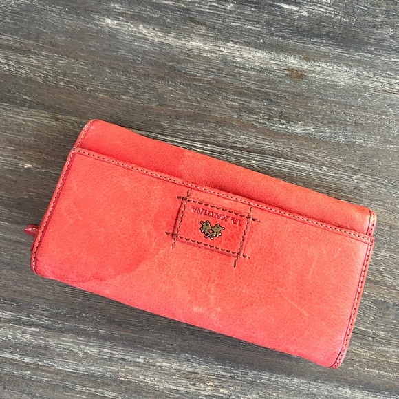 LA MARTINA Gorgeous nicely worn vintage designer Wallet, soft leather - Picture 3 of 6